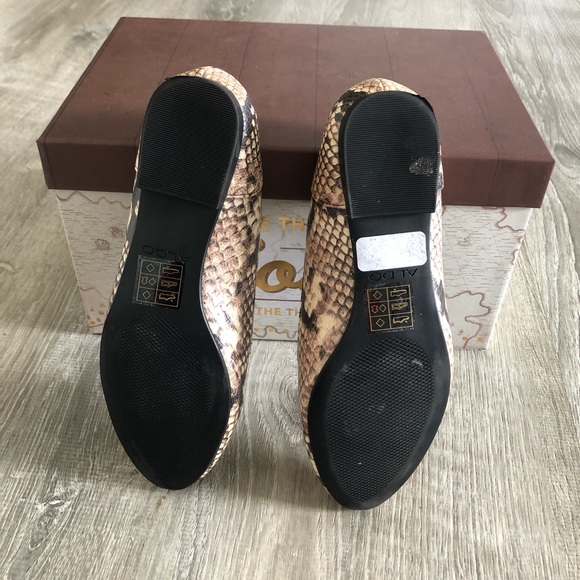 ALDO Snake Print Loafers - Picture 5 of 8